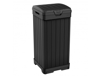Zahradní domky – Keter Zahradní odpadkový koš Baltimore 125 L - 41 x 41 x 87,4 cm - černý