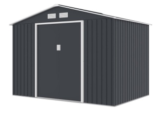 Zahradní domky – VespaGarden Zahradní domek PHOENIX C - 277x195x203 cm / 5,4 m2 - tmavě šedý