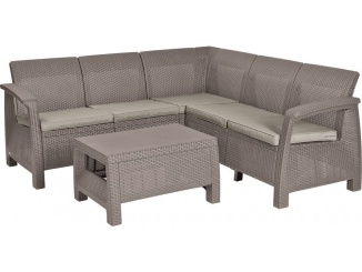 Zahradní nábytek – Allibert Zahradní set Corfu Relax set - cappuccino