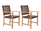 Zahradní židle Tuindeco Teak garden chair Madiun