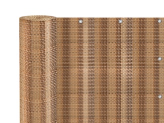 Zástěny – Scobax Balcony eyelet 3000 mm x 1000 mm, béžová / hnědá