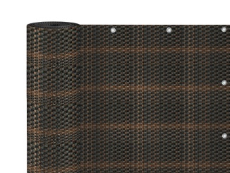Zástěny – Scobax Balcony eyelet 3000 mm x 1000 mm, černá / hnědá