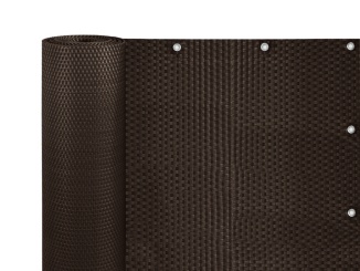 Zástěny – Scobax Balcony eyelet 3000 mm x 1000 mm, tmavě hnědá