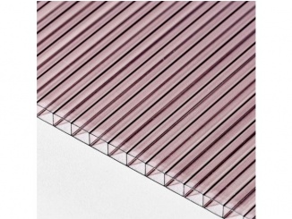 Zastrešenie – Lexan Polykarbonátová komůrková deska 6 MM BRONZ, 2 stěny