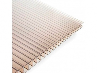 Zastrešenie – Ultraplast EU Polykárbonátová komůrková deska bronz 10mm BASIC