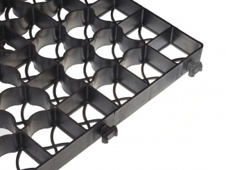 Zatravňovací dlažba Covernit – Zatravňovací tvárnice Covergrid Max 900 50 x 50 x 4 cm černá 8200466