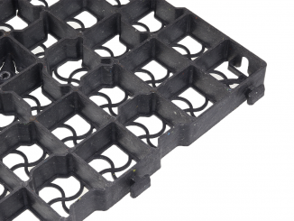 Zatravňovací dlažba Gutta – Covergrid G4 černá 50 x 50 x 4 cm