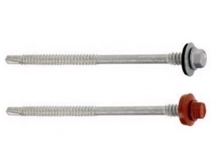 Železářství – Klimas Wkręt-met ŠR. SAMOVRT. SENDVIČ. OCEL DO 6MM 5,5X175 RAL8017