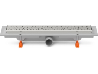 Žlaby a vpusti – Chuděj LZB/N 40 450 mm, Square, matný, K3