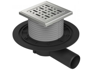 Žlaby a vpusti – Chuděj PVBU 50 (univerzální) 125 x 125 mm, ocel, Gate, K3, ne