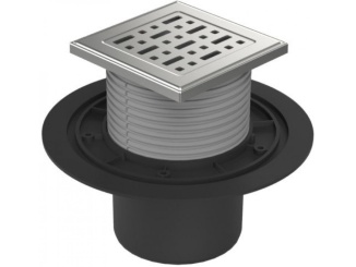 Žlaby a vpusti – Chuděj PVSU 110 (univerzální) 125 x 125 mm, plast, Face, K3, ne