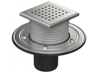 Žlaby a vpusti – Chuděj PVSU 75 (univerzální) 125 x 125 mm, plast, Gate, K3, ano