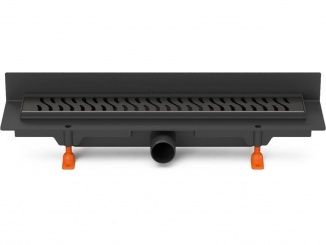 Žlaby Chuděj – Chuděj LZB 40 Black (ke stěně) 450 mm, Harmony, K3