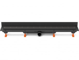 Žlaby Chuděj – Chuděj LZB 40 Black (ke stěně) 850 mm, Line, K3