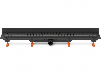 Žlaby Chuděj – Chuděj LZB 40 Black (ke stěně) 950 mm, Medium, K3