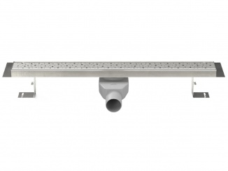 Žlaby Chuděj – Chuděj LZB 50 360° Nerez 650 mm, Drops, lesklý, K3