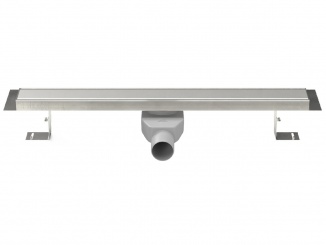 Žlaby Chuděj – Chuděj LZB 50 360° Nerez 650 mm, Klasik / Floor, lesklý, K3