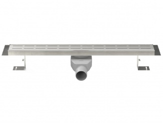 Žlaby Chuděj – Chuděj LZB 50 360° Nerez 650 mm, Line, lesklý, K3
