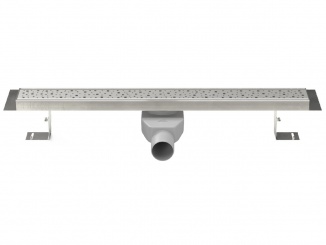 Žlaby Chuděj – Chuděj LZB 50 360° Nerez 850 mm, Square, lesklý, K3