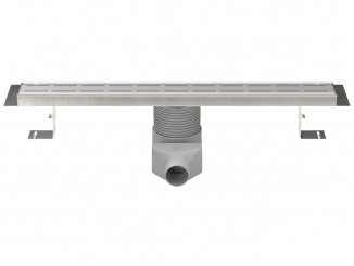 Žlaby Chuděj – Chuděj LZB 50 360° Nerez (nastavitelný) 650 mm, Line, lesklý, K3