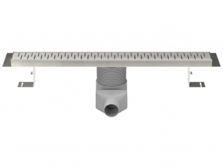 Žlaby Chuděj – Chuděj LZB 50 360° Nerez (nastavitelný) 850 mm, Medium, matný, K3