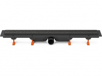 Žlaby Chuděj – Chuděj LZB 50 Black 650 mm, Drops, K3