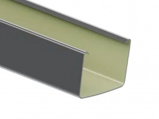 Žlaby – Guttakrop Hranatý žlab 135 x 3000 mm antracit