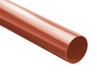 Zvody – Aqua odkvapový zvod PVC tehlovo červená 110 x 4000 mm
